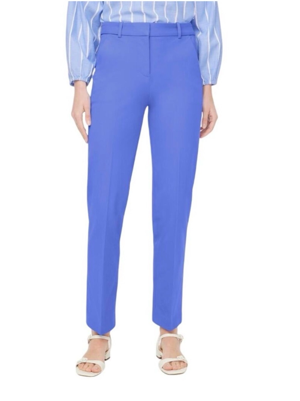 J.Crew Kallie Straight Leg Pant Cool Lilac Blue Size 8 NWT - Picture 5 of 17